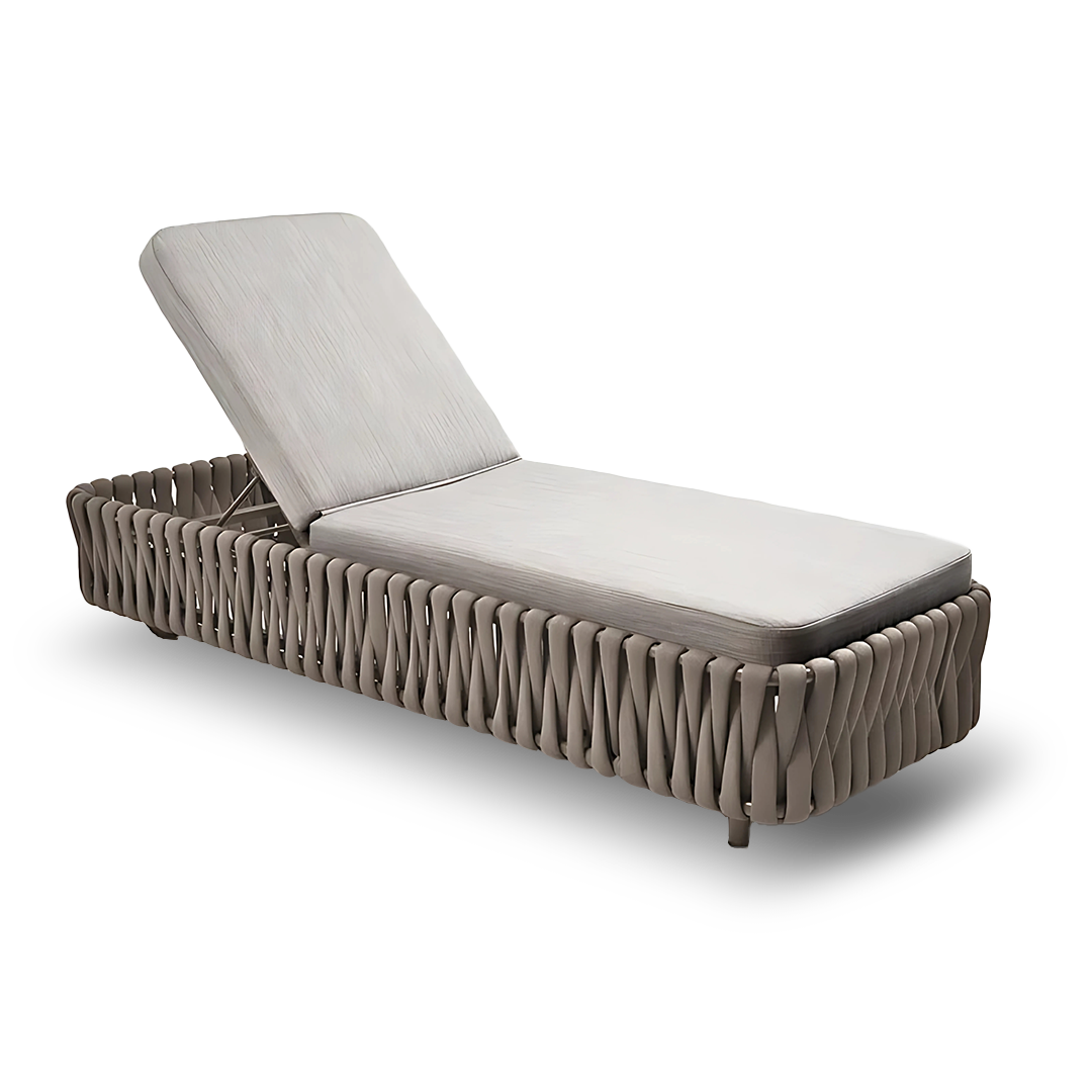 Spaghetti Sun Lounger With Wheels - AS5795A59ROP - Sunloungers - ebarza Furniture UAE | Shop Modern Furniture in Abu Dhabi & Dubai - مفروشات ايبازرا في الامارات | تسوق اثاث عصري وديكورات مميزة في دبي وابوظبي