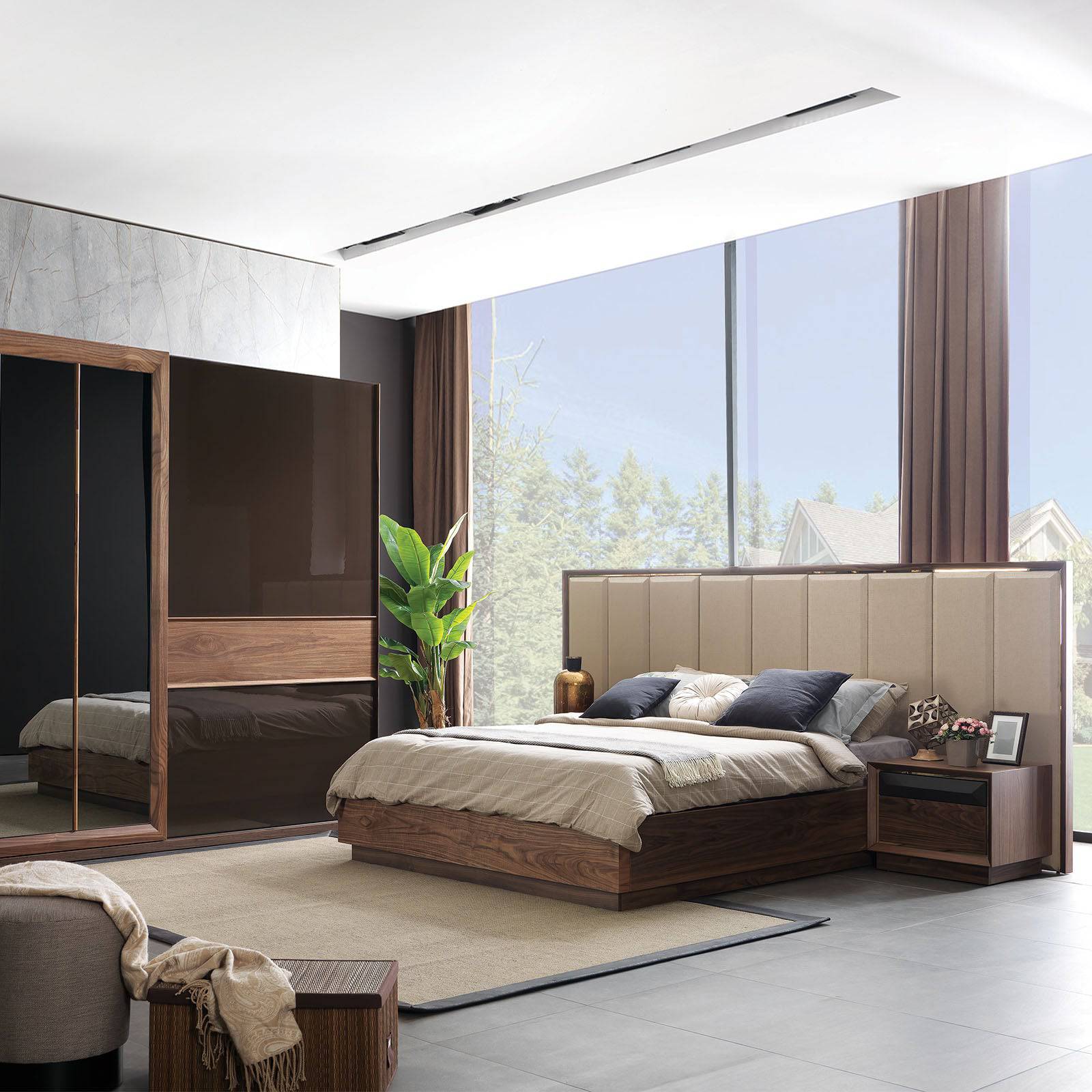 2X Ginda Bedside Table Set Ginda001-Bedside Table - Bedside Tables - ebarza Furniture UAE | Shop Modern Furniture in Abu Dhabi & Dubai - مفروشات ايبازرا في الامارات | تسوق اثاث عصري وديكورات مميزة في دبي وابوظبي