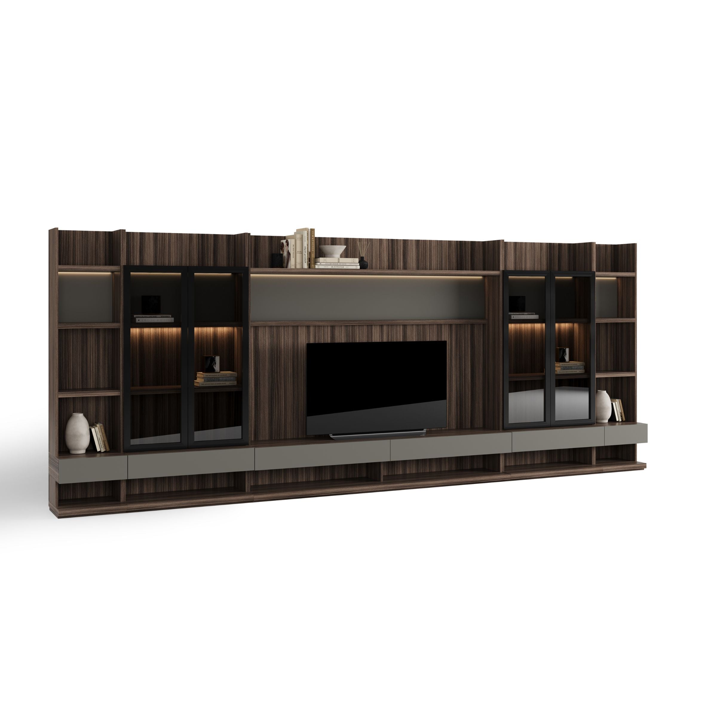 Pre-order 25 Days Delivery Lipa Middle T.V Block Module - Modular TV / Wall Unit YOLIPA-TVB - Bookcases - ebarza Furniture UAE | Shop Modern Furniture in Abu Dhabi & Dubai - مفروشات ايبازرا في الامارات | تسوق اثاث عصري وديكورات مميزة في دبي وابوظبي