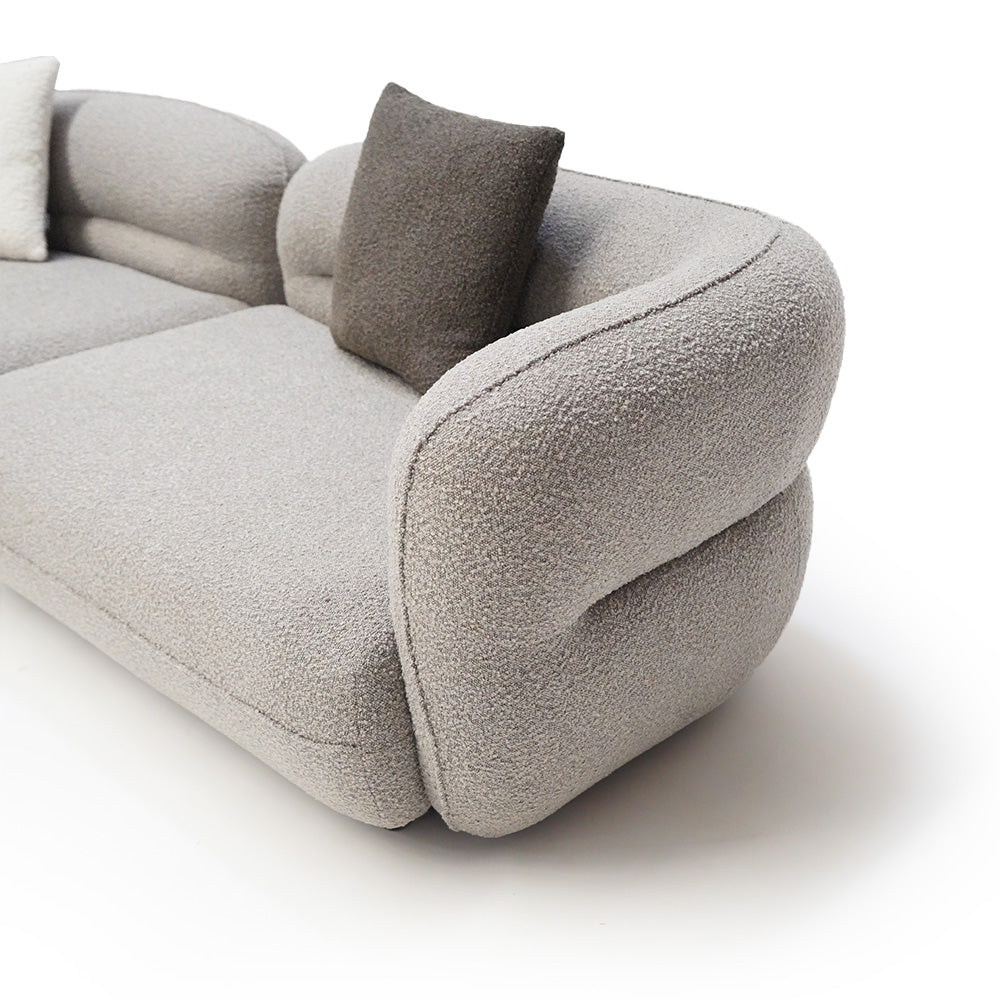 Cotton and Linen Fabric Sofa ISF-2133/1 - Sofa - ebarza Furniture UAE | Shop Modern Furniture in Abu Dhabi & Dubai - مفروشات ايبازرا في الامارات | تسوق اثاث عصري وديكورات مميزة في دبي وابوظبي