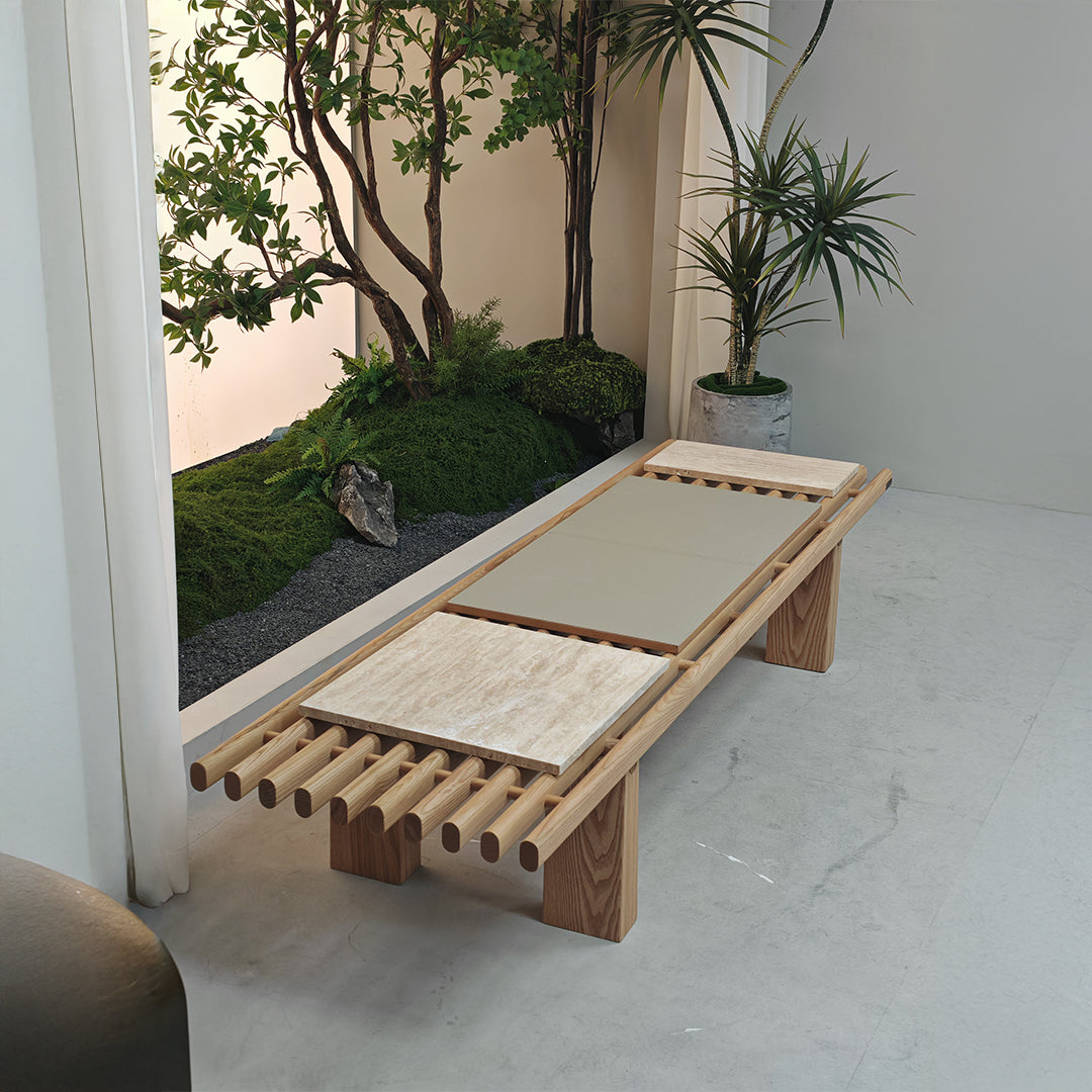 Severus Ashwood Bench JK-W010 - Benches - ebarza Furniture UAE | Shop Modern Furniture in Abu Dhabi & Dubai - مفروشات ايبازرا في الامارات | تسوق اثاث عصري وديكورات مميزة في دبي وابوظبي