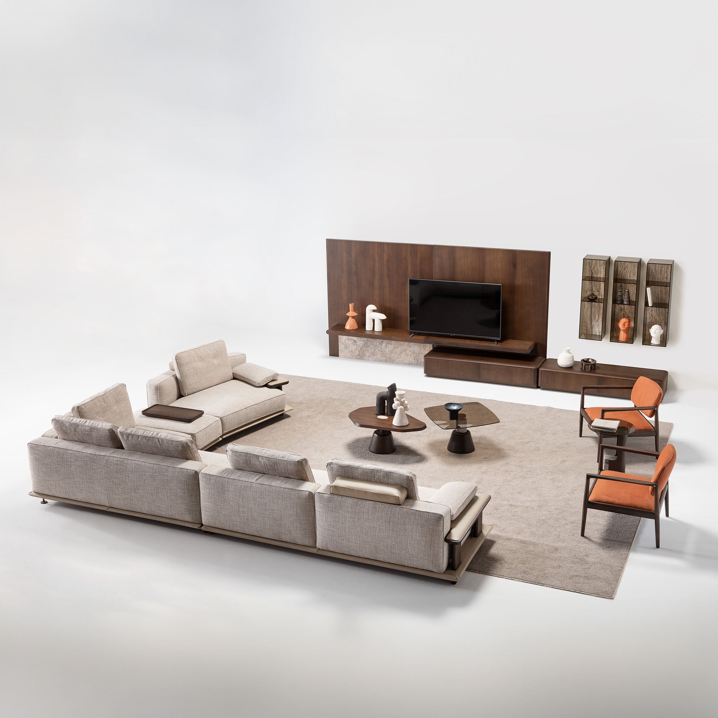 ODEON Corner 190cm MODULE for odeon sofa OD-B-004 - Sofas - ebarza Furniture UAE | Shop Modern Furniture in Abu Dhabi & Dubai - مفروشات ايبازرا في الامارات | تسوق اثاث عصري وديكورات مميزة في دبي وابوظبي