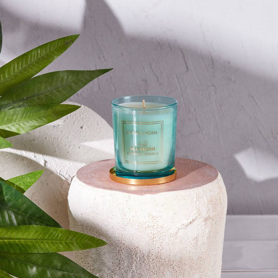 Karaca Home Sea Fresh Kokulu Mum 300.21.02.0072 - Candles - ebarza Furniture UAE | Shop Modern Furniture in Abu Dhabi & Dubai - مفروشات ايبازرا في الامارات | تسوق اثاث عصري وديكورات مميزة في دبي وابوظبي