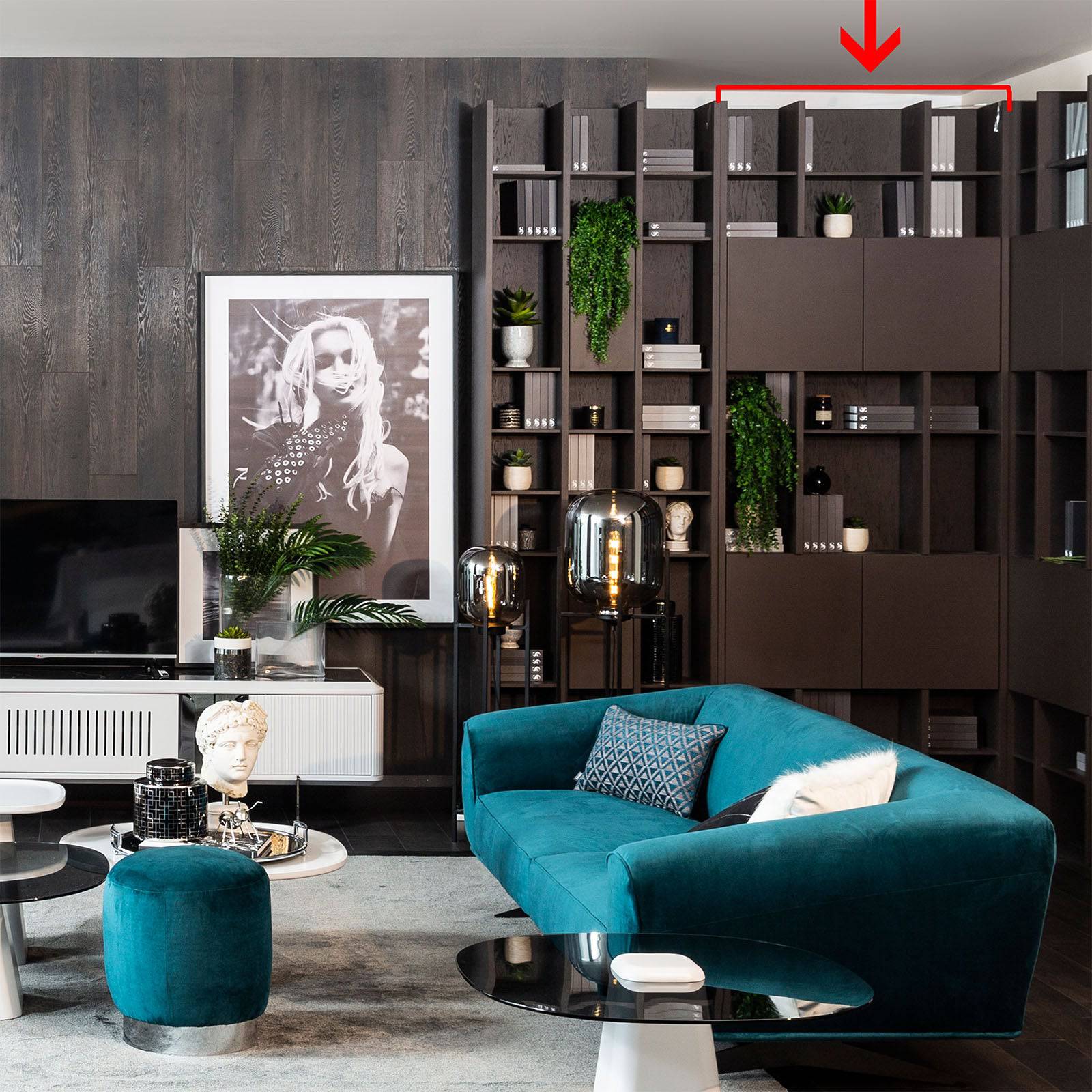 Siena Wall Shelving Unit Seina-L110 - Shelves - ebarza Furniture UAE | Shop Modern Furniture in Abu Dhabi & Dubai - مفروشات ايبازرا في الامارات | تسوق اثاث عصري وديكورات مميزة في دبي وابوظبي