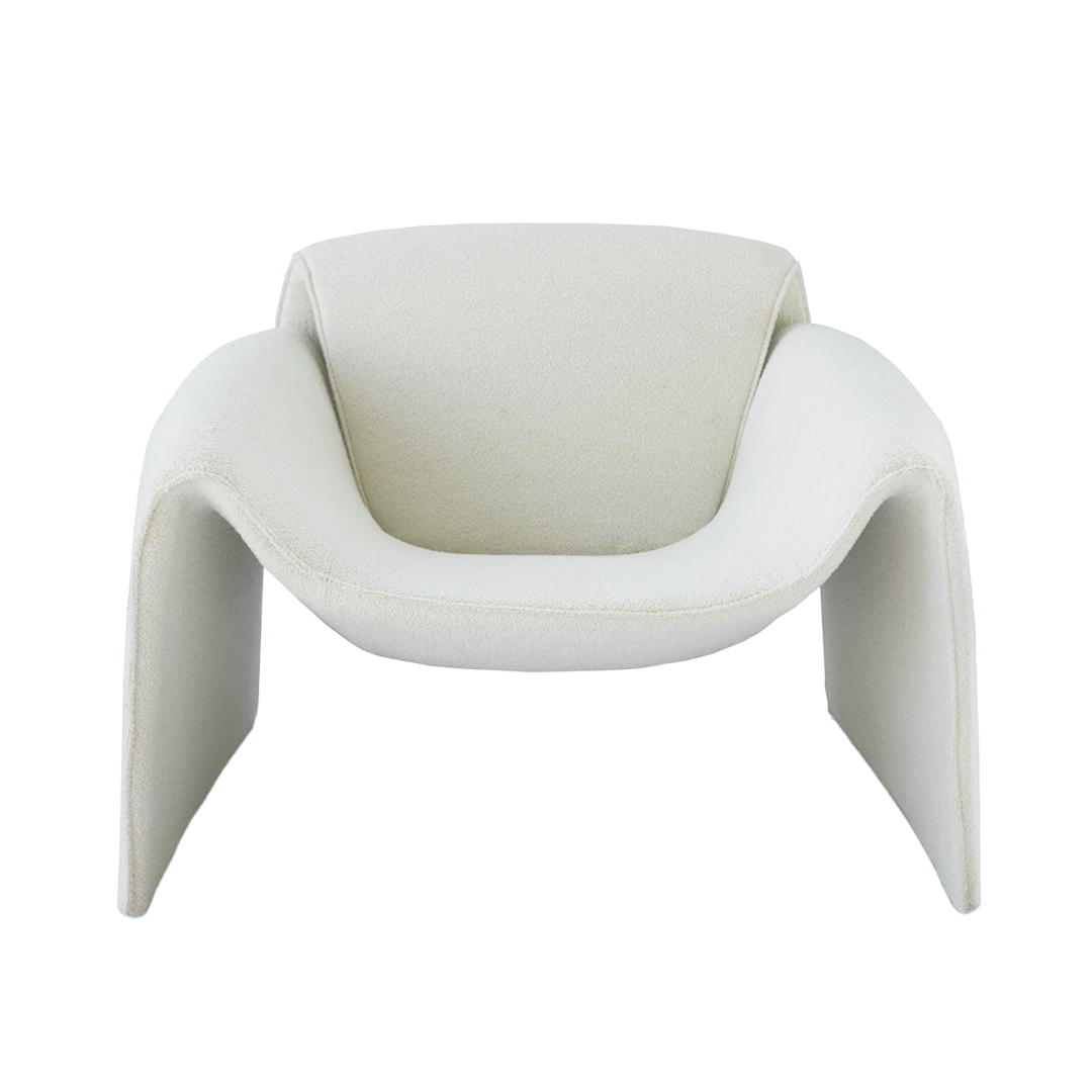 New Drancy White Armchair LC056-White beige