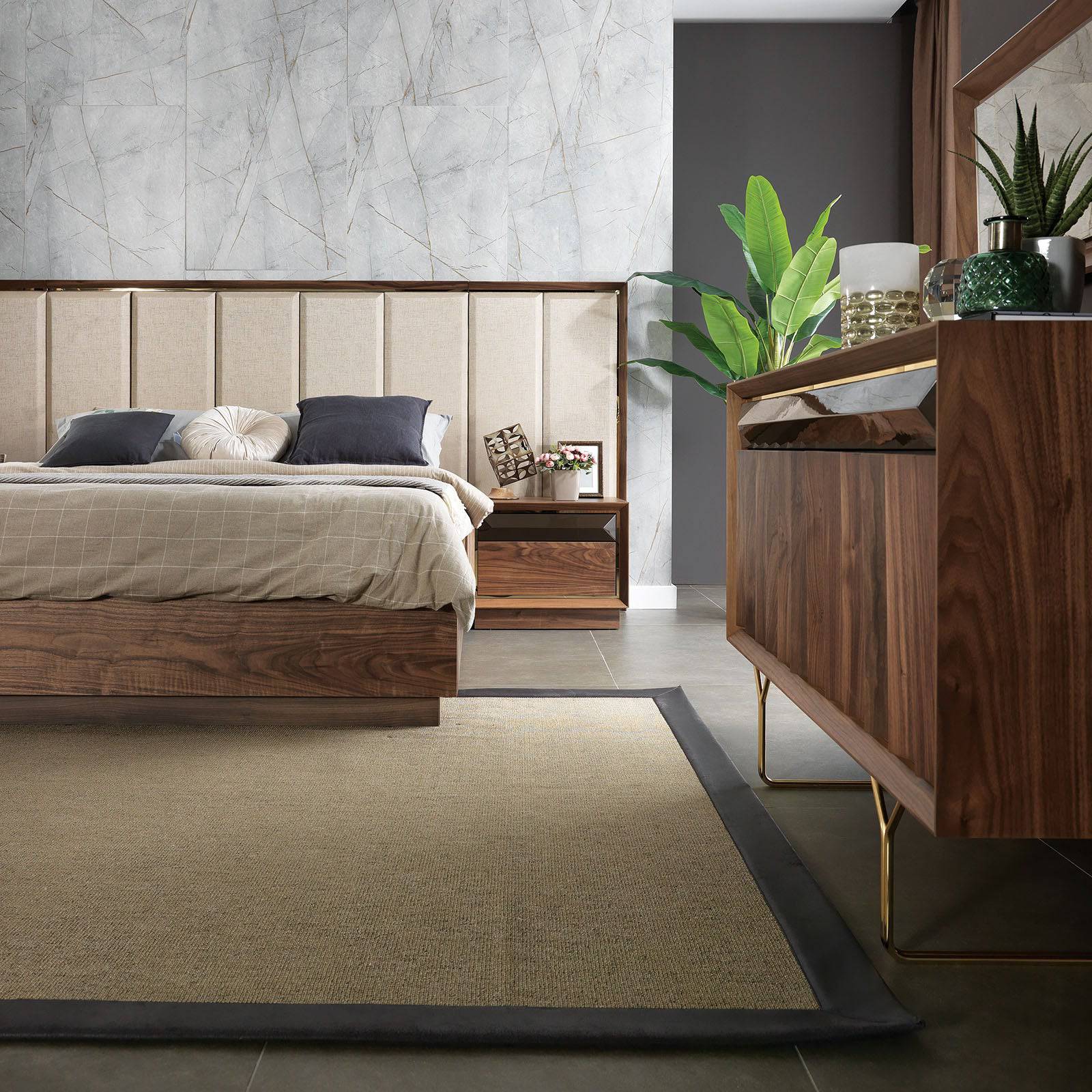 2X Ginda Bedside Table  Set Ginda001-Bedside Table -  Bedside Tables - ebarza Furniture UAE | Shop Modern Furniture in Abu Dhabi & Dubai - مفروشات ايبازرا في الامارات | تسوق اثاث عصري وديكورات مميزة في دبي وابوظبي
