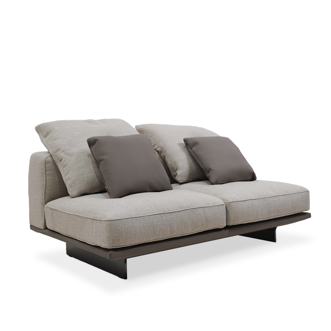 Avenor Armless 2-seater Sofa - SF091 -  Sofas - ebarza Furniture UAE | Shop Modern Furniture in Abu Dhabi & Dubai - مفروشات ايبازرا في الامارات | تسوق اثاث عصري وديكورات مميزة في دبي وابوظبي