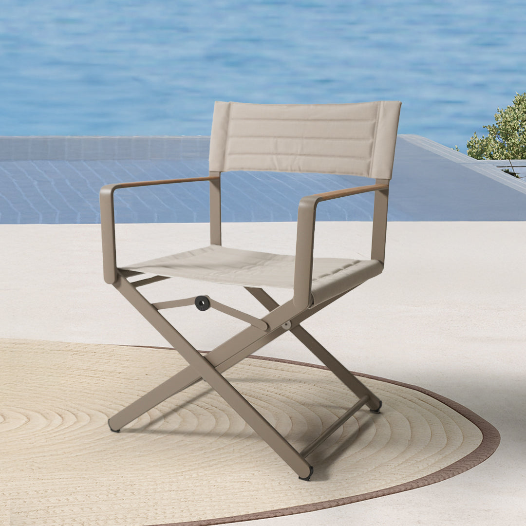 Chic Deluxe Outdoor Folding Armchair - AC5746C55TEX -  Chairs - ebarza Furniture UAE | Shop Modern Furniture in Abu Dhabi & Dubai - مفروشات ايبازرا في الامارات | تسوق اثاث عصري وديكورات مميزة في دبي وابوظبي