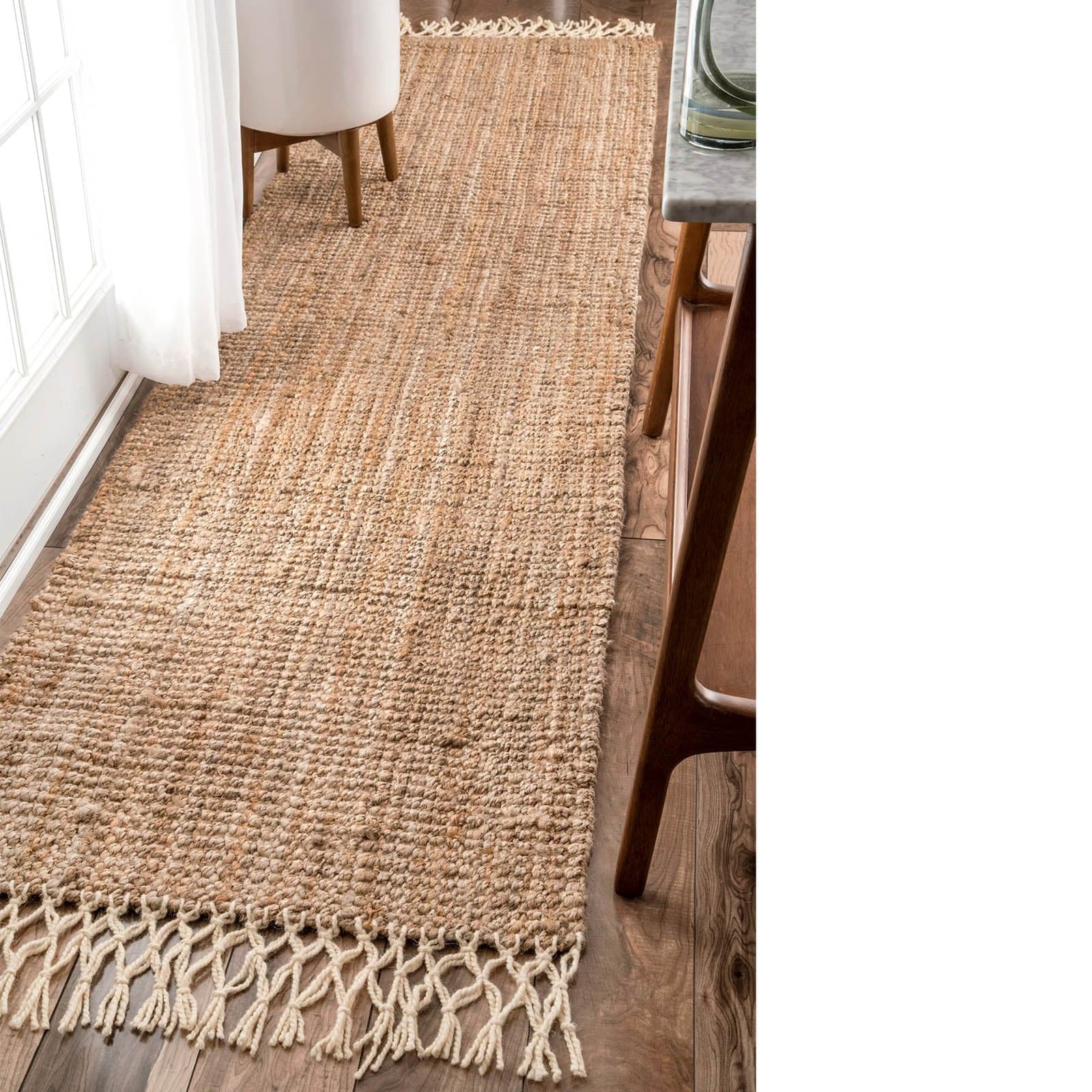 90X130 Cm Braided Handmade Jute Rug Jh-2339-S -  Rugs - ebarza Furniture UAE | Shop Modern Furniture in Abu Dhabi & Dubai - مفروشات ايبازرا في الامارات | تسوق اثاث عصري وديكورات مميزة في دبي وابوظبي