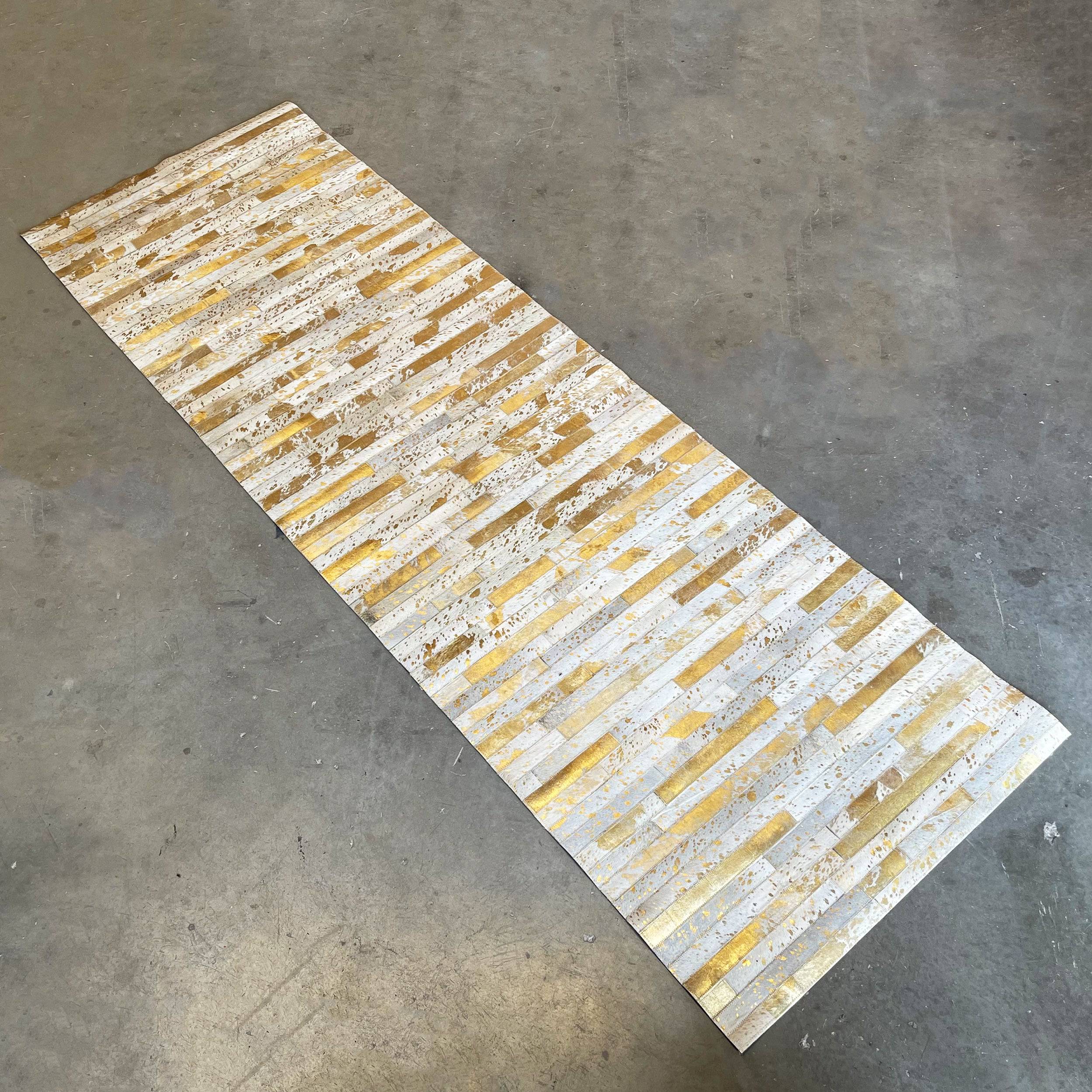 90X300 Cm Handmade Rug Metalichidesubway-G-Long -  Rugs - ebarza Furniture UAE | Shop Modern Furniture in Abu Dhabi & Dubai - مفروشات ايبازرا في الامارات | تسوق اثاث عصري وديكورات مميزة في دبي وابوظبي
