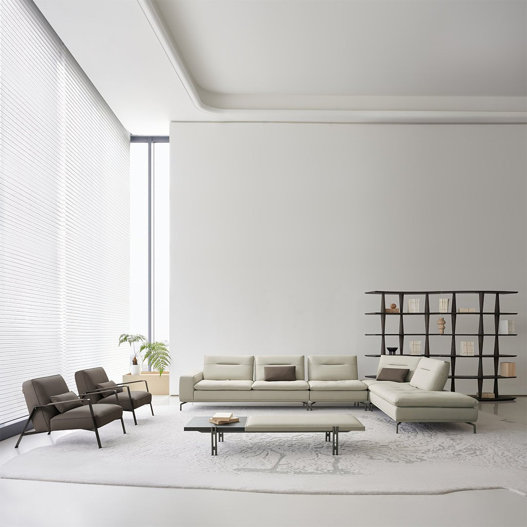 Nexus Single Seater Armless Modular Sofa - AMF-S180 -  Sofas - ebarza Furniture UAE | Shop Modern Furniture in Abu Dhabi & Dubai - مفروشات ايبازرا في الامارات | تسوق اثاث عصري وديكورات مميزة في دبي وابوظبي