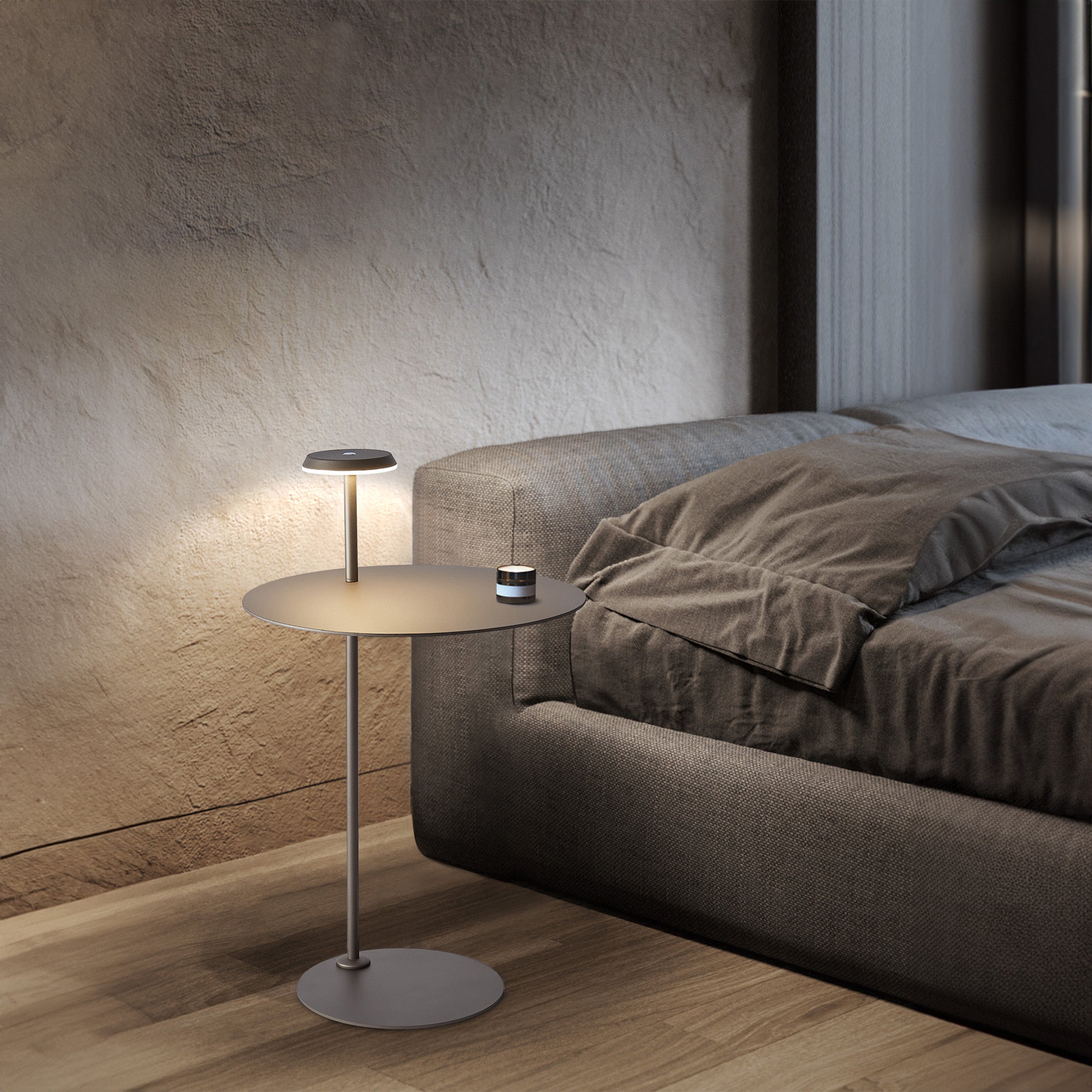 Twilight Tabletop Floor Lamp/Side Table MA05675T-001-04 -  Floor Lamps - ebarza Furniture UAE | Shop Modern Furniture in Abu Dhabi & Dubai - مفروشات ايبازرا في الامارات | تسوق اثاث عصري وديكورات مميزة في دبي وابوظبي