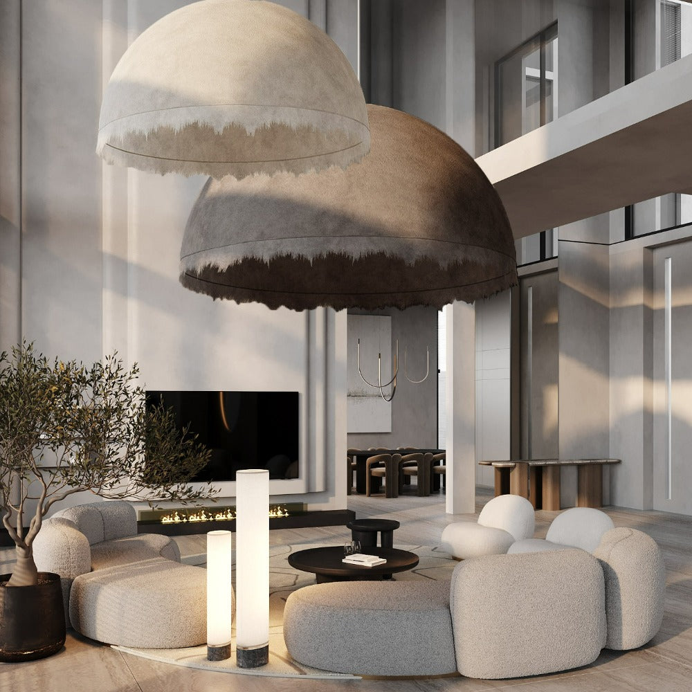 Wabi Sabi Brown Pendant Light HTD-IP1433-171-1500 -  Pendant Lamps - ebarza Furniture UAE | Shop Modern Furniture in Abu Dhabi & Dubai - مفروشات ايبازرا في الامارات | تسوق اثاث عصري وديكورات مميزة في دبي وابوظبي