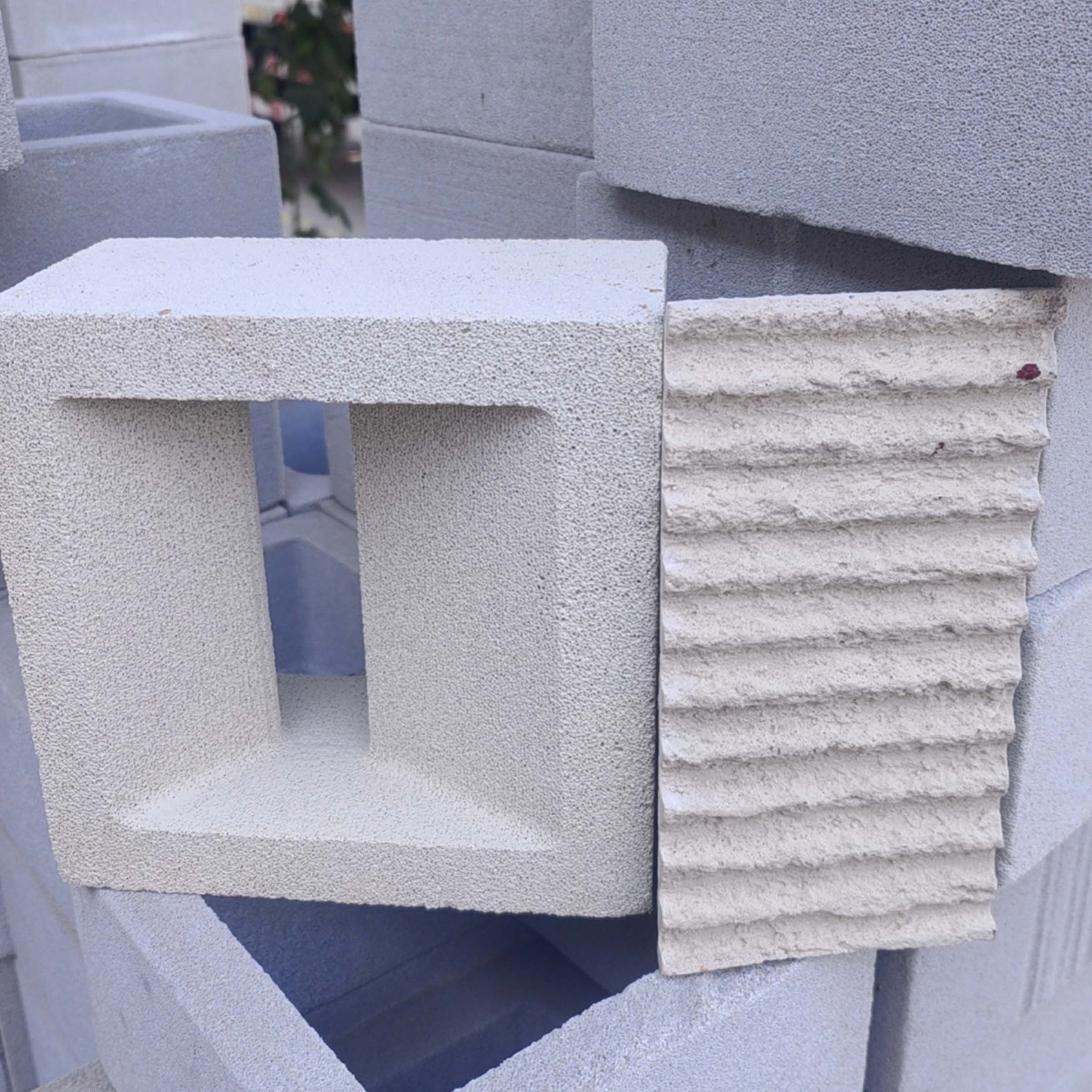 Foam Ceramic Art Hollow Brick Concrete  KZX-400-D16 -  Wall Panels - ebarza Furniture UAE | Shop Modern Furniture in Abu Dhabi & Dubai - مفروشات ايبازرا في الامارات | تسوق اثاث عصري وديكورات مميزة في دبي وابوظبي