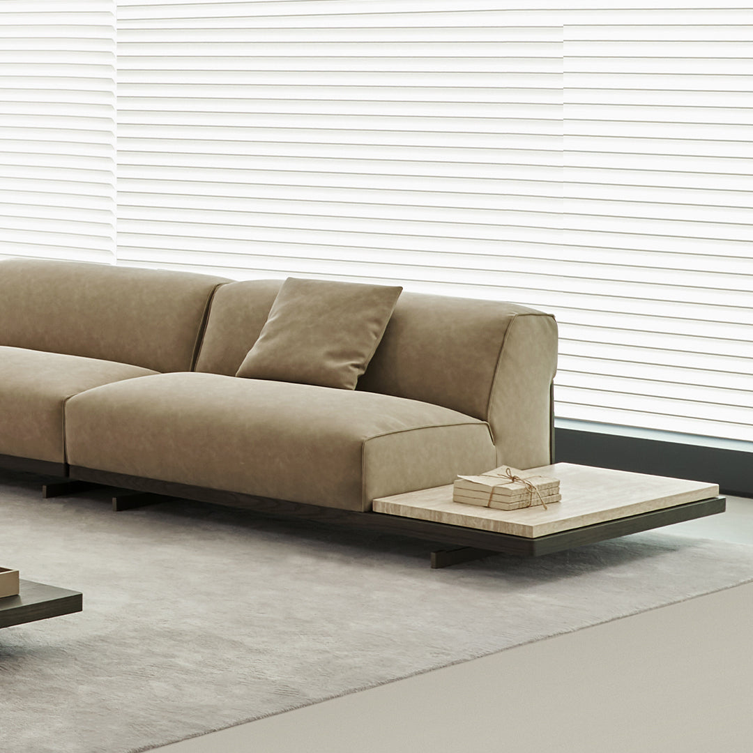 Miya Single Seater Module With Side Table - AMBO-S80249 - C1(Y.J) -  Sofas - ebarza Furniture UAE | Shop Modern Furniture in Abu Dhabi & Dubai - مفروشات ايبازرا في الامارات | تسوق اثاث عصري وديكورات مميزة في دبي وابوظبي