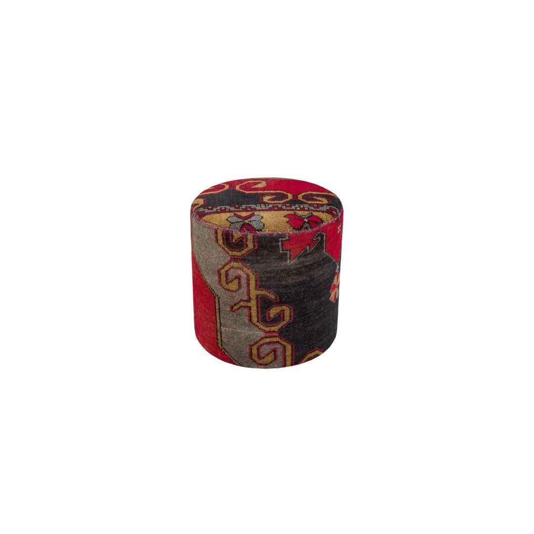 Anatolian Patchwork Style Pouf P23 -  Poufs - ebarza Furniture UAE | Shop Modern Furniture in Abu Dhabi & Dubai - مفروشات ايبازرا في الامارات | تسوق اثاث عصري وديكورات مميزة في دبي وابوظبي