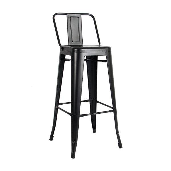 Bar Stool Mc-012P-Black -  Bar Stools - ebarza Furniture UAE | Shop Modern Furniture in Abu Dhabi & Dubai - مفروشات ايبازرا في الامارات | تسوق اثاث عصري وديكورات مميزة في دبي وابوظبي