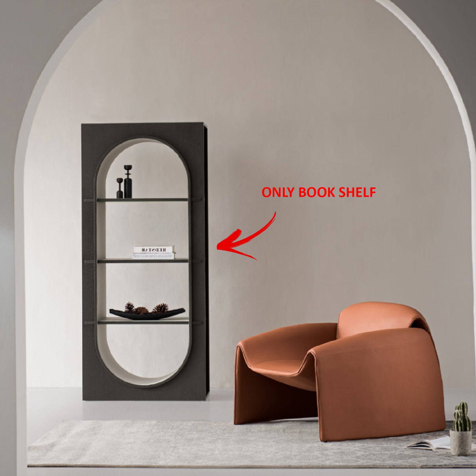 Bari Book Shelf Sc010-W -  Shelves - ebarza Furniture UAE | Shop Modern Furniture in Abu Dhabi & Dubai - مفروشات ايبازرا في الامارات | تسوق اثاث عصري وديكورات مميزة في دبي وابوظبي