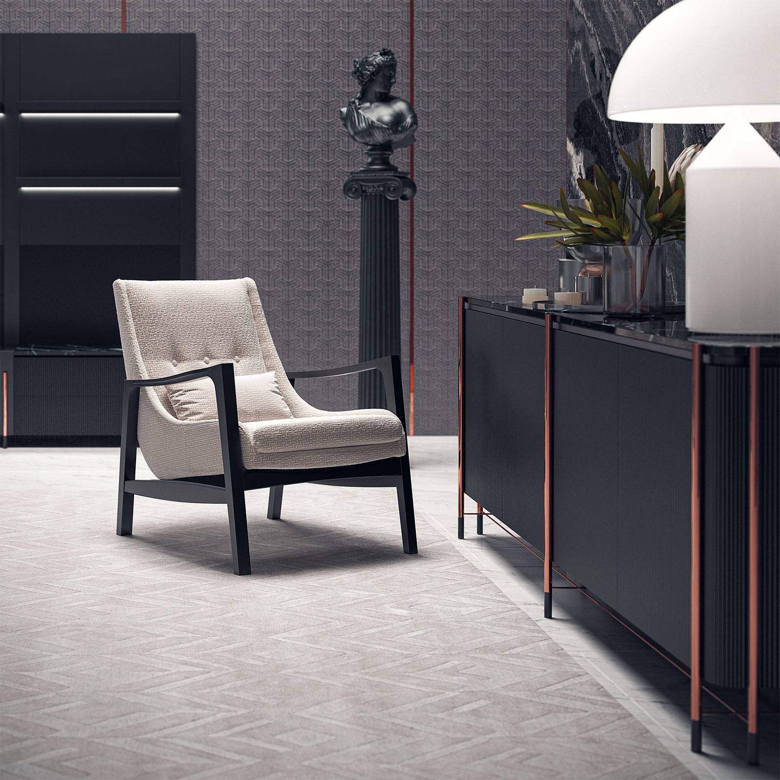 Bronx Lounge Chair Bronx-001 -  Lounge Chairs - ebarza Furniture UAE | Shop Modern Furniture in Abu Dhabi & Dubai - مفروشات ايبازرا في الامارات | تسوق اثاث عصري وديكورات مميزة في دبي وابوظبي