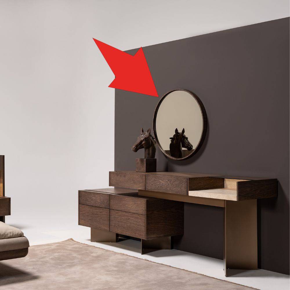 Edessa Mirror Edsa-Mirr -  Mirrors - ebarza Furniture UAE | Shop Modern Furniture in Abu Dhabi & Dubai - مفروشات ايبازرا في الامارات | تسوق اثاث عصري وديكورات مميزة في دبي وابوظبي