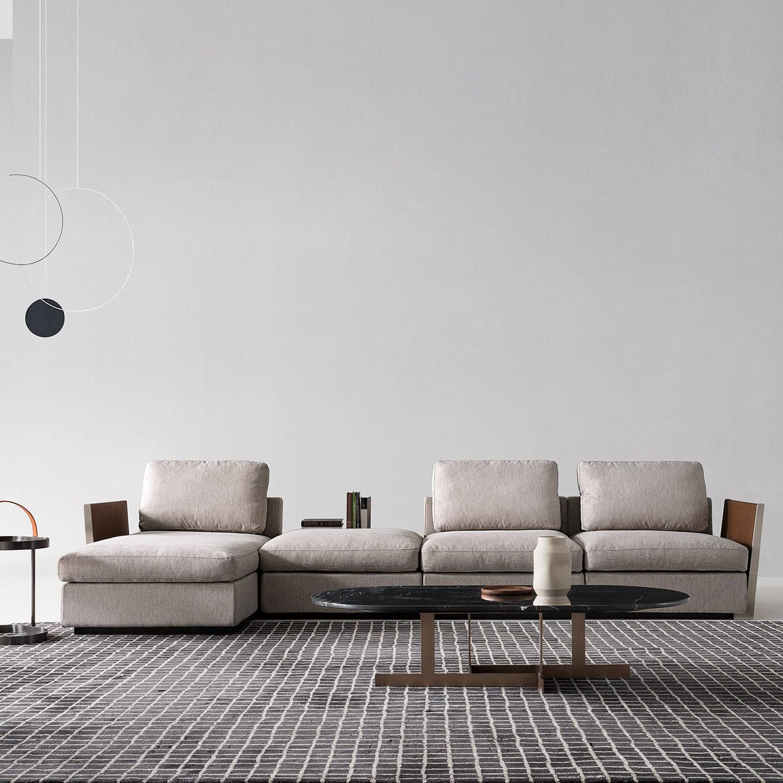 Forlì L-Shape Sofa  SF041-3Cl+O -  Sofas - ebarza Furniture UAE | Shop Modern Furniture in Abu Dhabi & Dubai - مفروشات ايبازرا في الامارات | تسوق اثاث عصري وديكورات مميزة في دبي وابوظبي