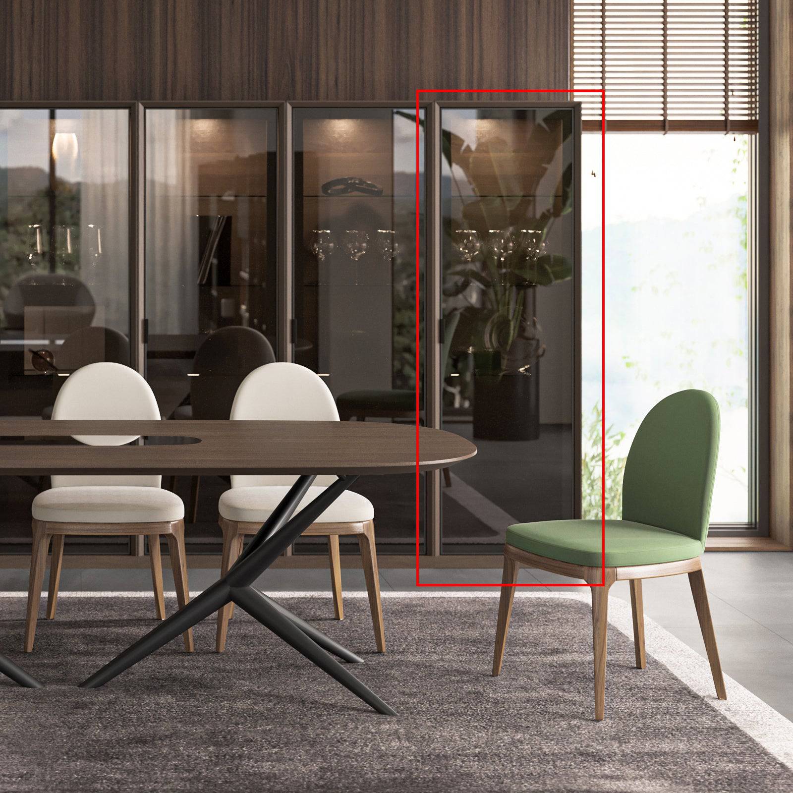 Luis Wall Unit Glass Module Luis-Glass -  Cabinets - ebarza Furniture UAE | Shop Modern Furniture in Abu Dhabi & Dubai - مفروشات ايبازرا في الامارات | تسوق اثاث عصري وديكورات مميزة في دبي وابوظبي