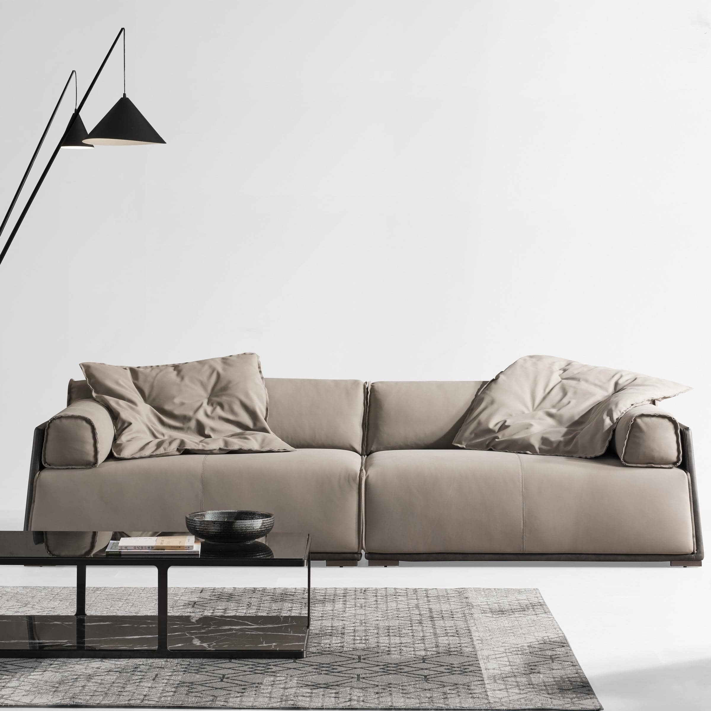 Pre-order 65 Days Delivery Motoo 4 Seater Sofa Sf066-4 -  Sofas - ebarza Furniture UAE | Shop Modern Furniture in Abu Dhabi & Dubai - مفروشات ايبازرا في الامارات | تسوق اثاث عصري وديكورات مميزة في دبي وابوظبي