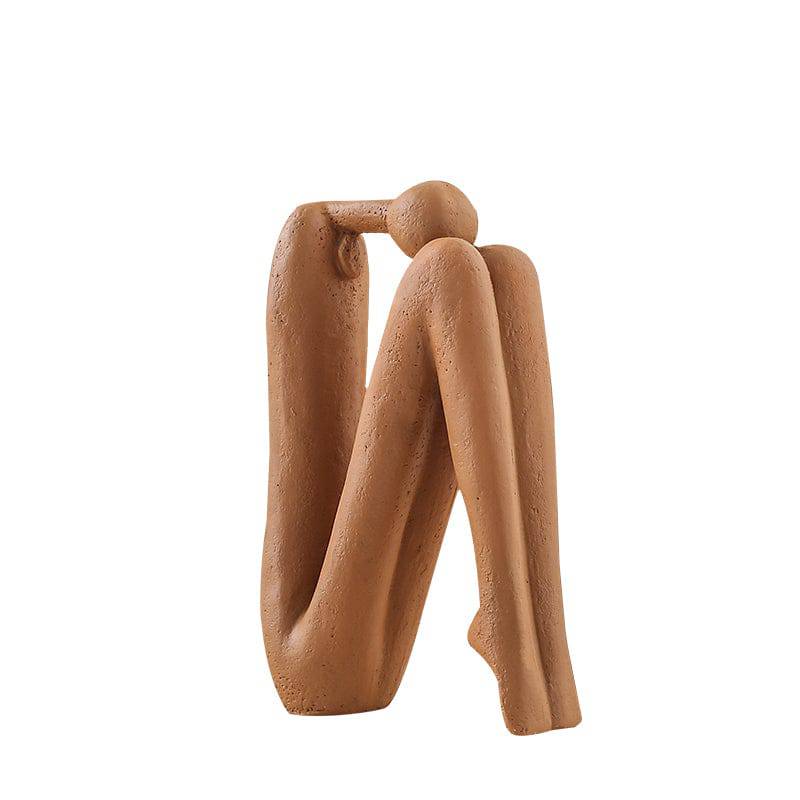 Soft Man Ornament Beige Fc-Sz2190A -  Home Decor Figurines - ebarza Furniture UAE | Shop Modern Furniture in Abu Dhabi & Dubai - مفروشات ايبازرا في الامارات | تسوق اثاث عصري وديكورات مميزة في دبي وابوظبي