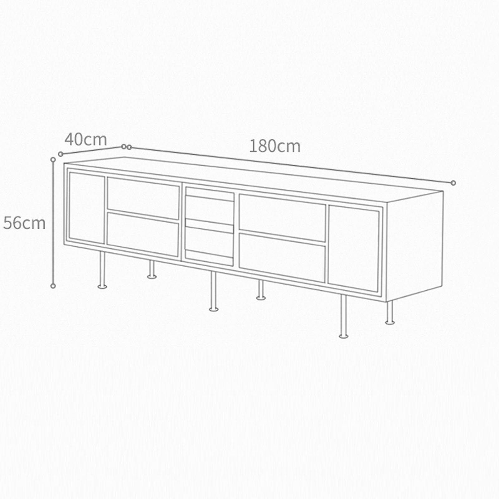 Visby Tv Unit LL-064-N -  TV Units - ebarza Furniture UAE | Shop Modern Furniture in Abu Dhabi & Dubai - مفروشات ايبازرا في الامارات | تسوق اثاث عصري وديكورات مميزة في دبي وابوظبي