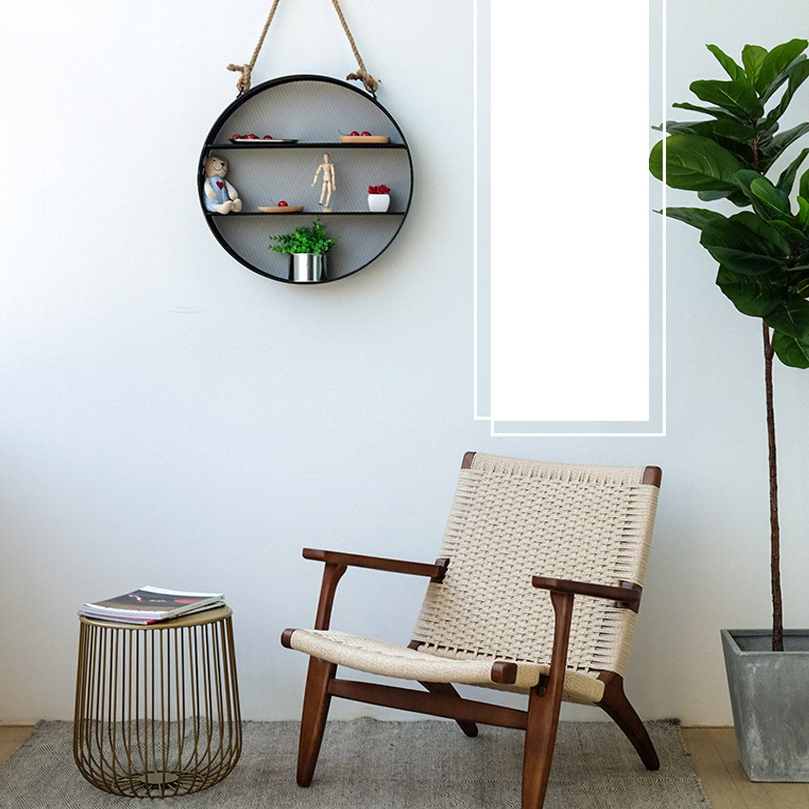 Wall Shelf BS-021 -  Shelves - ebarza Furniture UAE | Shop Modern Furniture in Abu Dhabi & Dubai - مفروشات ايبازرا في الامارات | تسوق اثاث عصري وديكورات مميزة في دبي وابوظبي