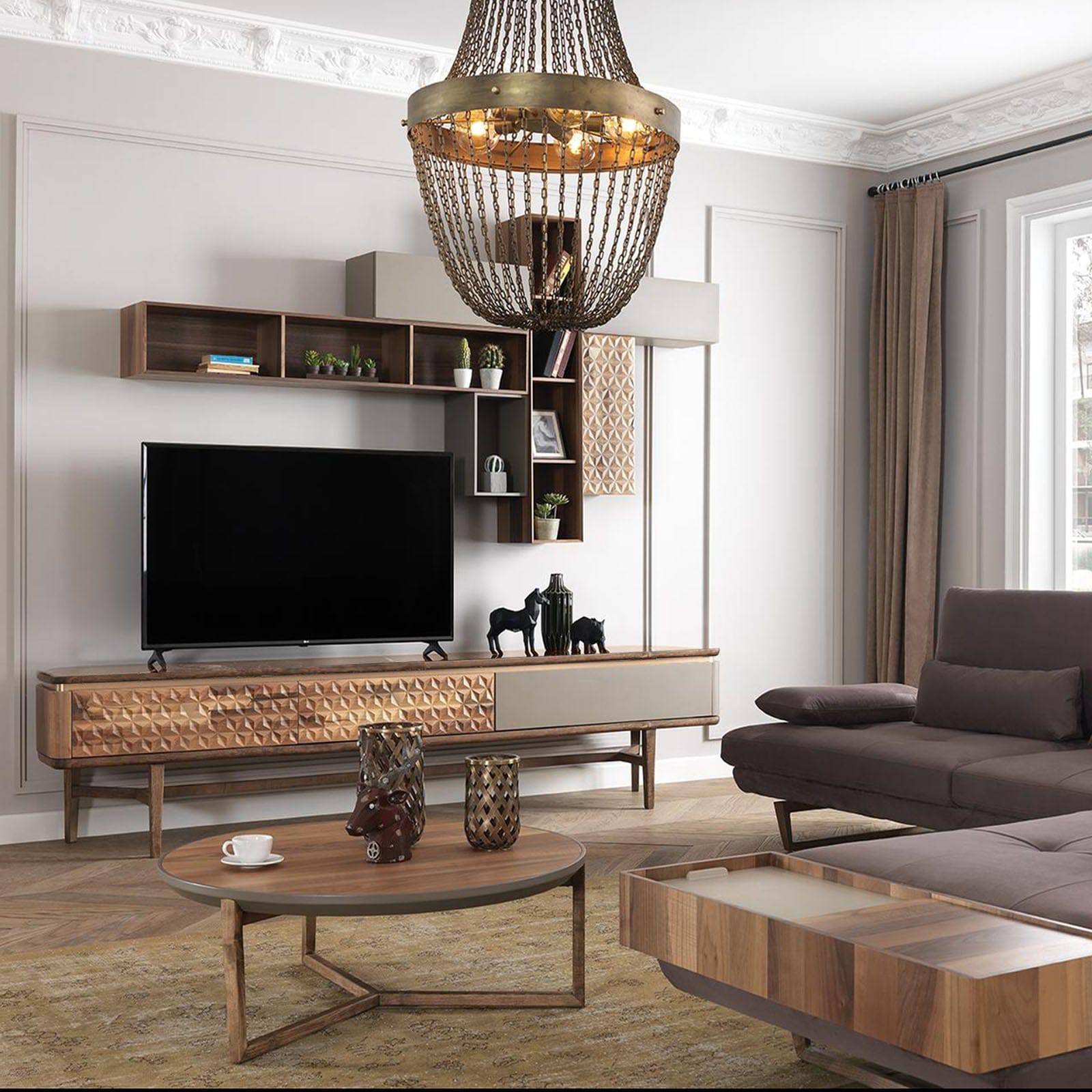 Zen Tv Unit Zen005 -  TV Units - ebarza Furniture UAE | Shop Modern Furniture in Abu Dhabi & Dubai - مفروشات ايبازرا في الامارات | تسوق اثاث عصري وديكورات مميزة في دبي وابوظبي