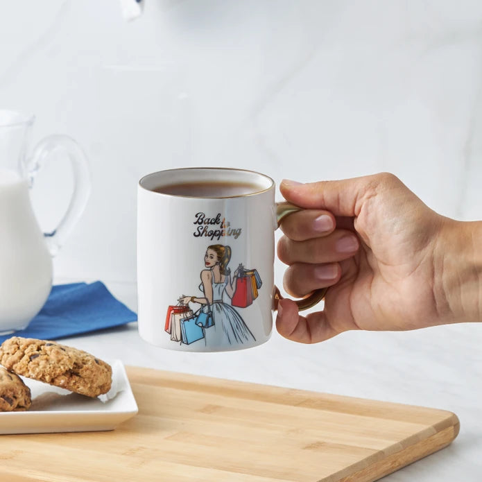 Karaca Back To Shopping Mug 153.03.06.5690 -  Mugs - ebarza Furniture UAE | Shop Modern Furniture in Abu Dhabi & Dubai - مفروشات ايبازرا في الامارات | تسوق اثاث عصري وديكورات مميزة في دبي وابوظبي
